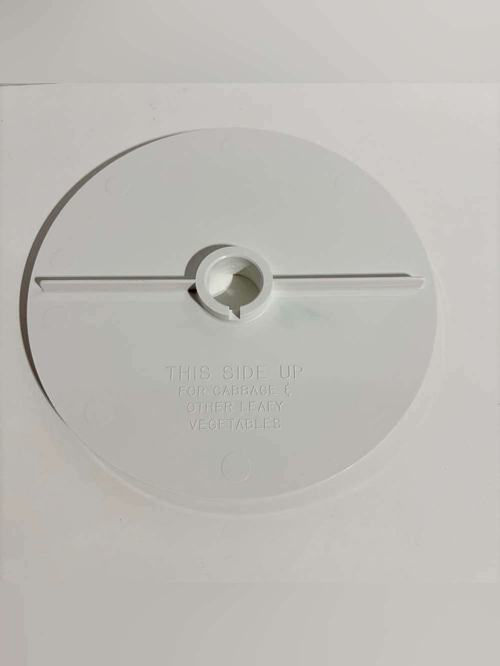 Sears Counter Craft Food Processor Series 400 Slinger Plate Replacement Vintage